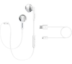 PHILIPS SHB525OWT Wireless Bluetooth Headphones - White